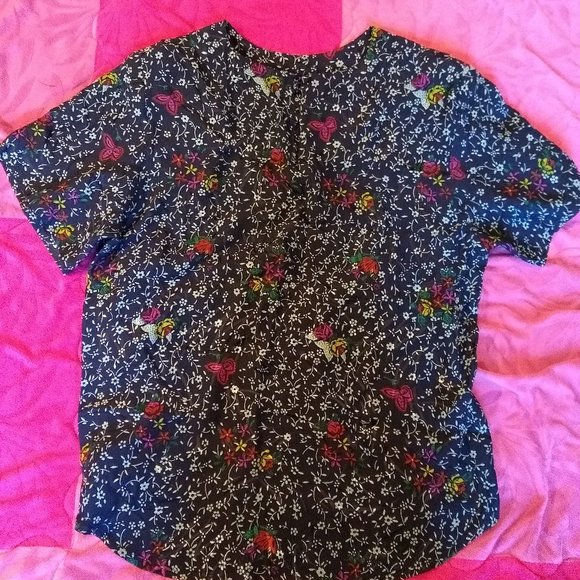 Anne Taylor Floral Shirt - Picture 1 of 3